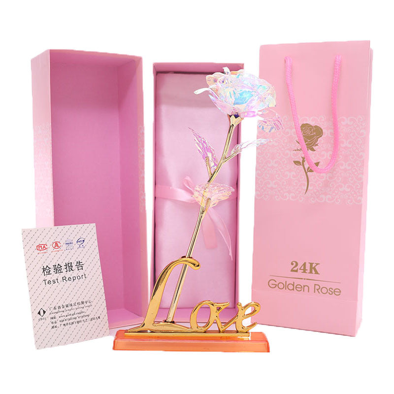 Valentine's day Creative 24K Foil Gold Rose Gift