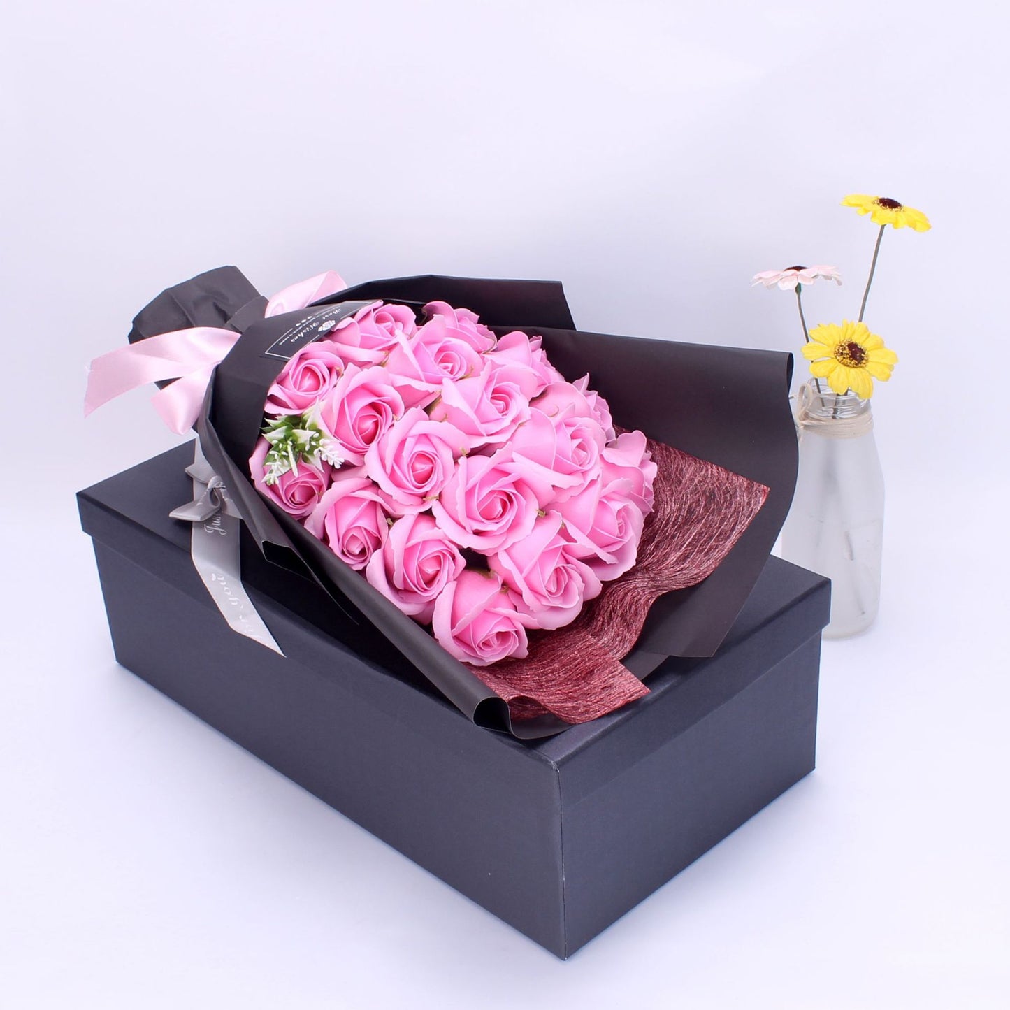 Valentine's day Rose Flower Soap With Gift Box