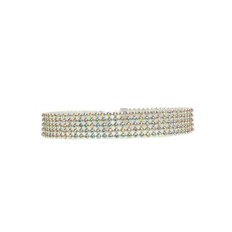 Orsola Crystal Rhinestone Choker Necklace-CJ