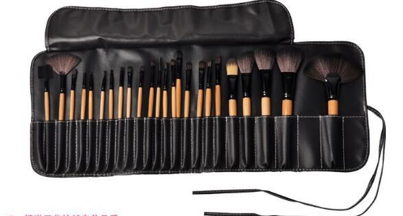 Gift Bag Of 24 Pcs Makeup Brush Sets Eyebrow Powder Foundation Shadows