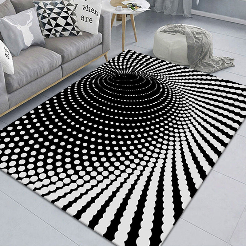 3D Vortex Illusion Carpet