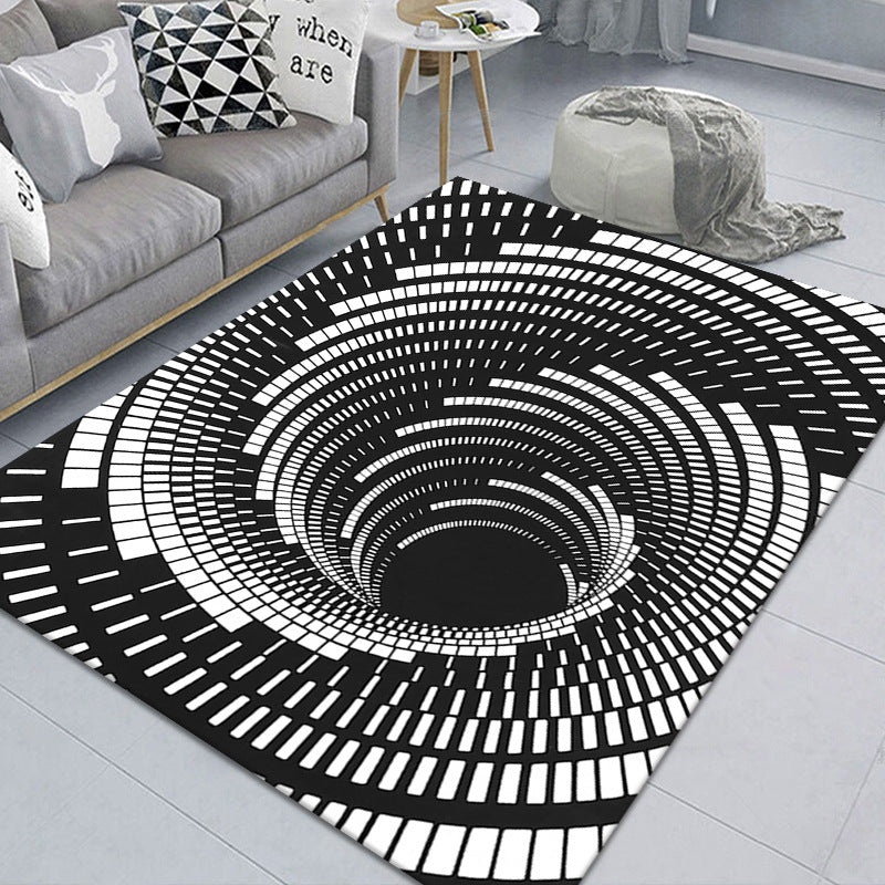 3D Vortex Illusion Carpet