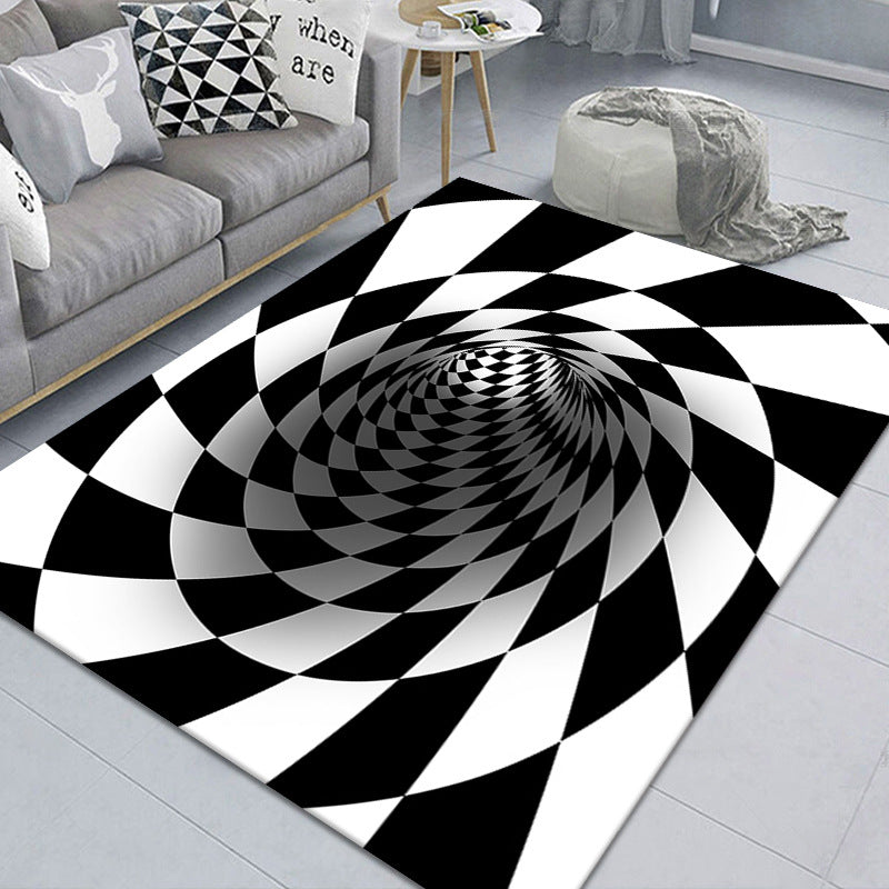 3D Vortex Illusion Carpet