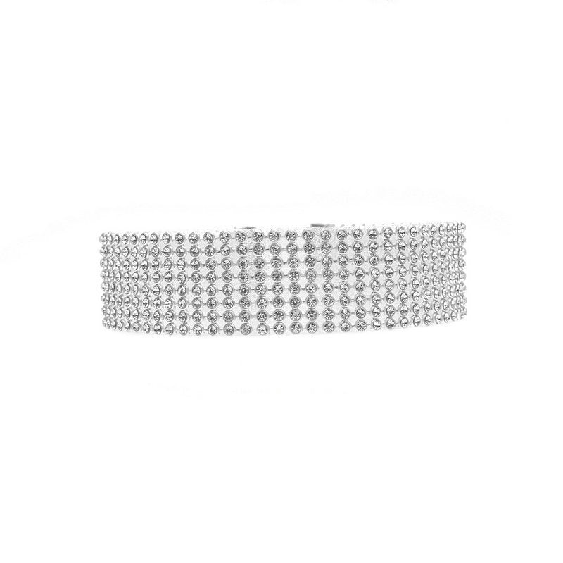 Orsola Crystal Rhinestone Choker Necklace-CJ