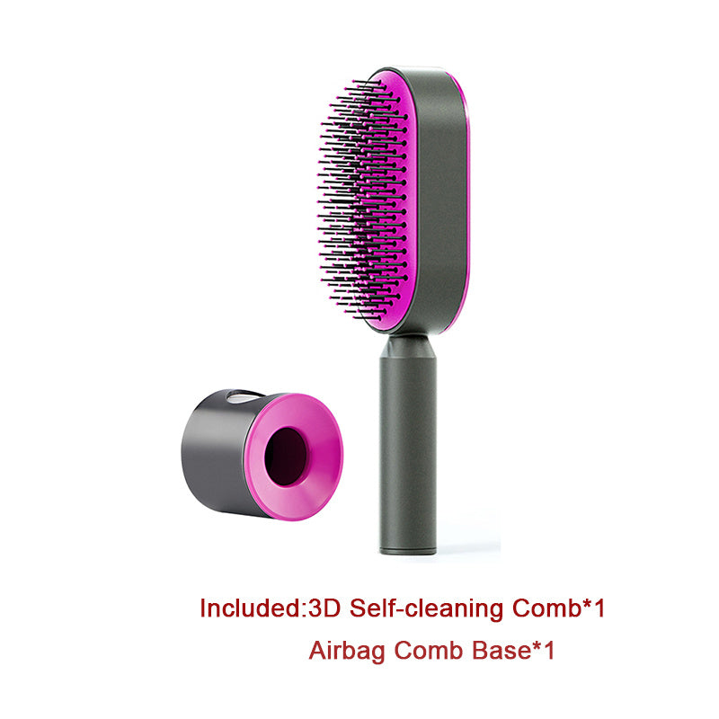 Donatella Self Cleaning Hair Brush-CJ