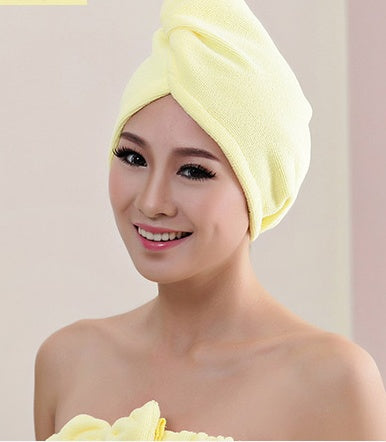 Cosetta Bonnet pour sèche-cheveux, serviette absorbante pour cheveux secs-CJ