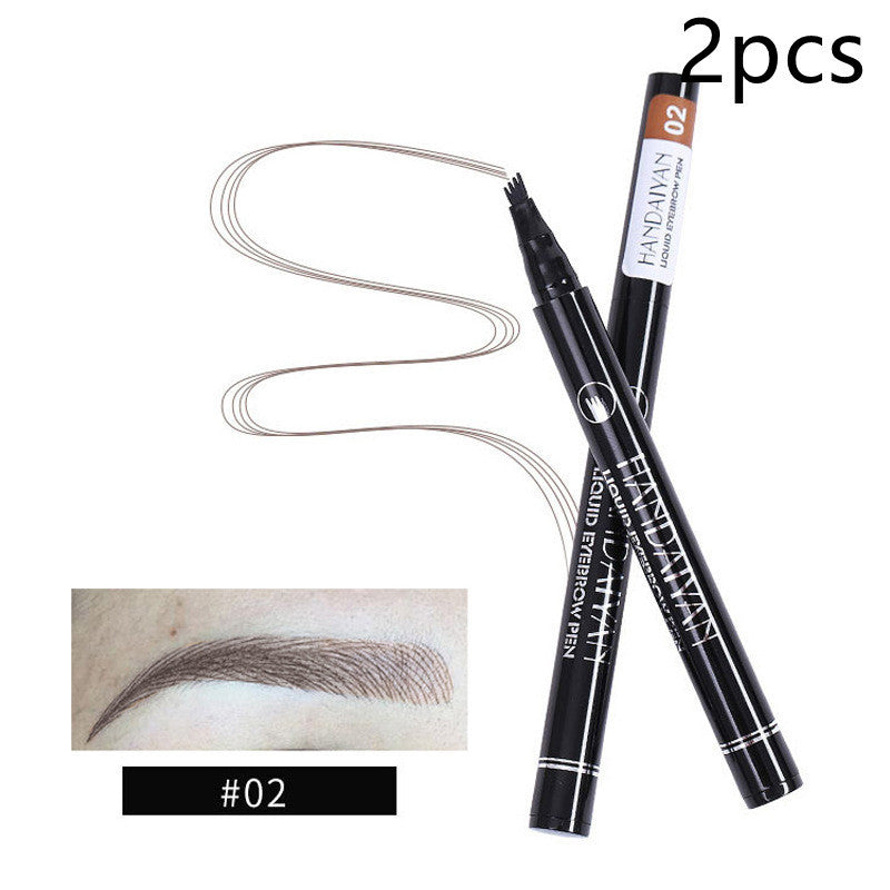 Four-head Eyebrow Pencil Liquid Eyebrow Pencil Tattoo.