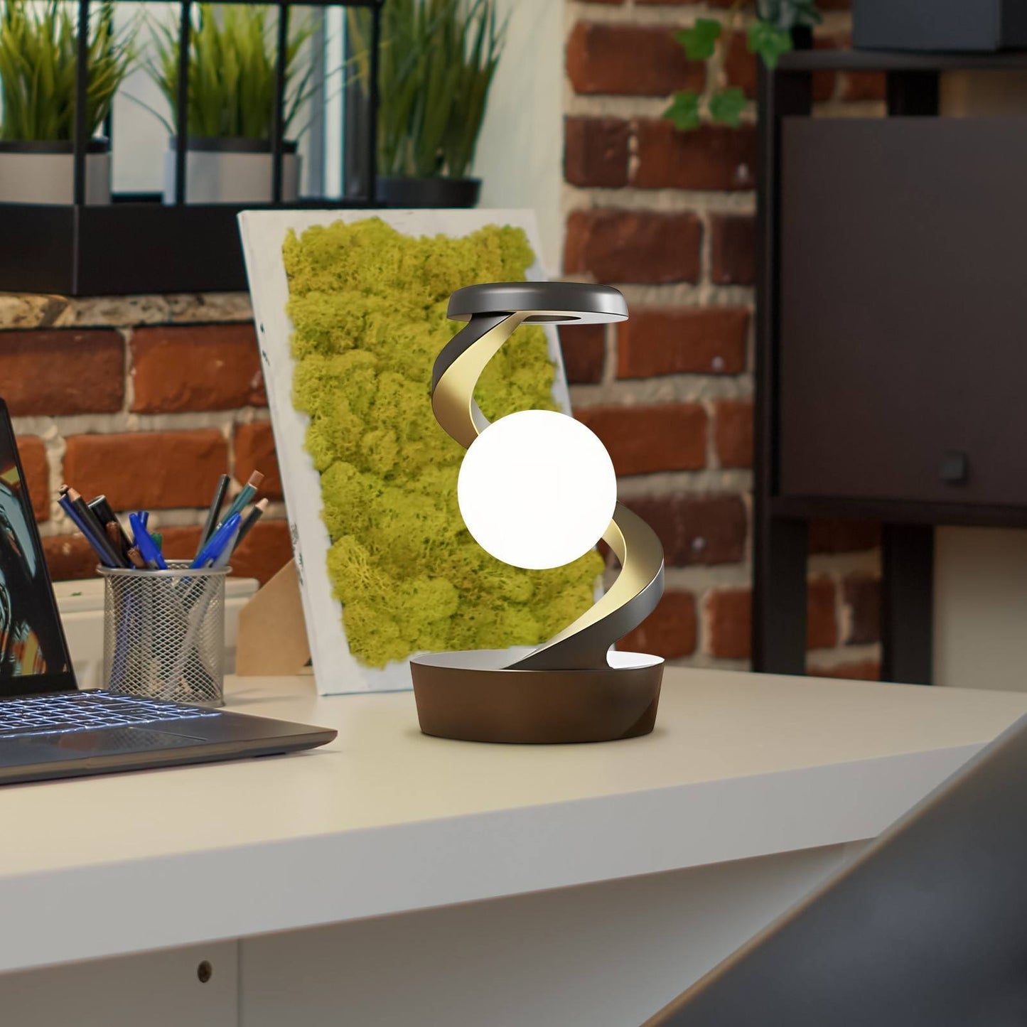 Rotating Moon Desk Lamp