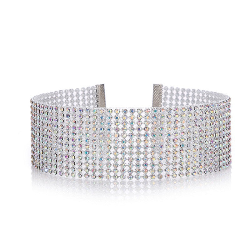 Orsola Crystal Rhinestone Choker Necklace-CJ