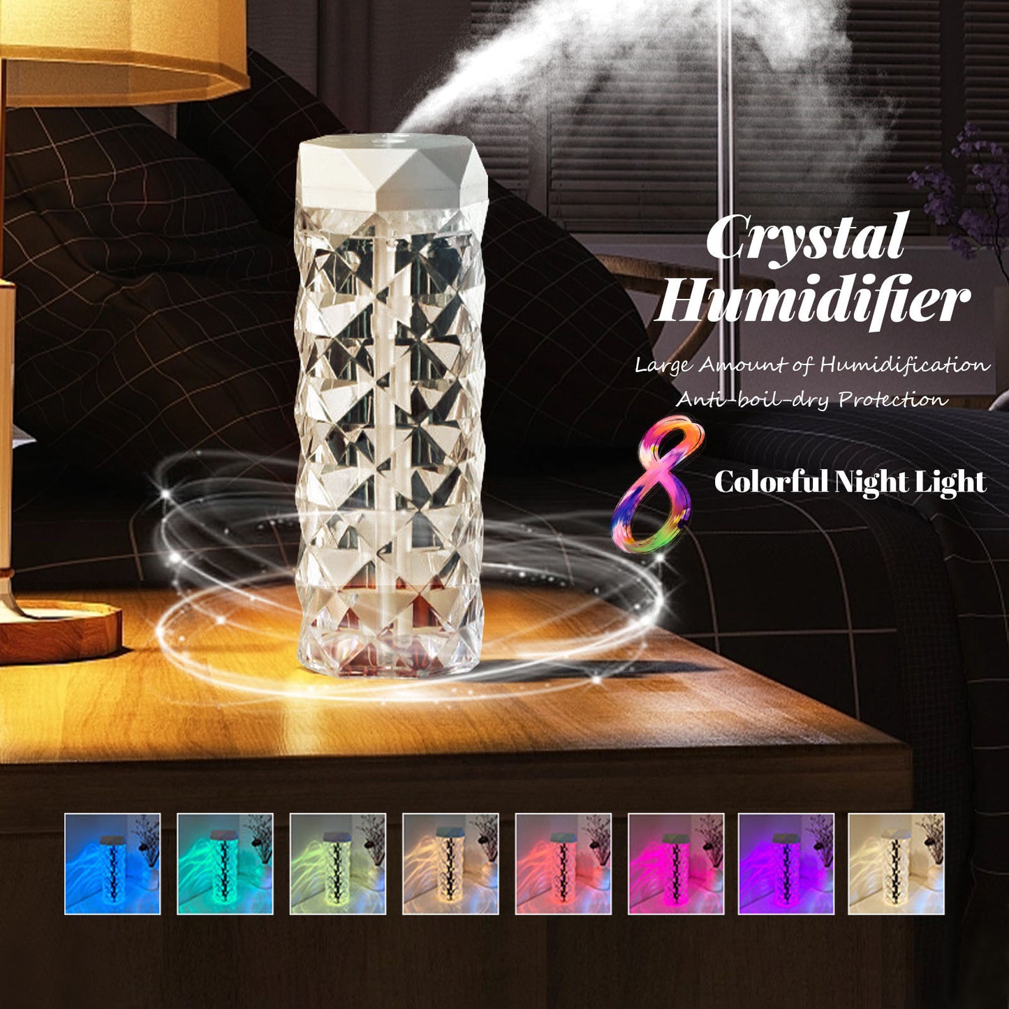 Crystal Lamp Air Humidifier.