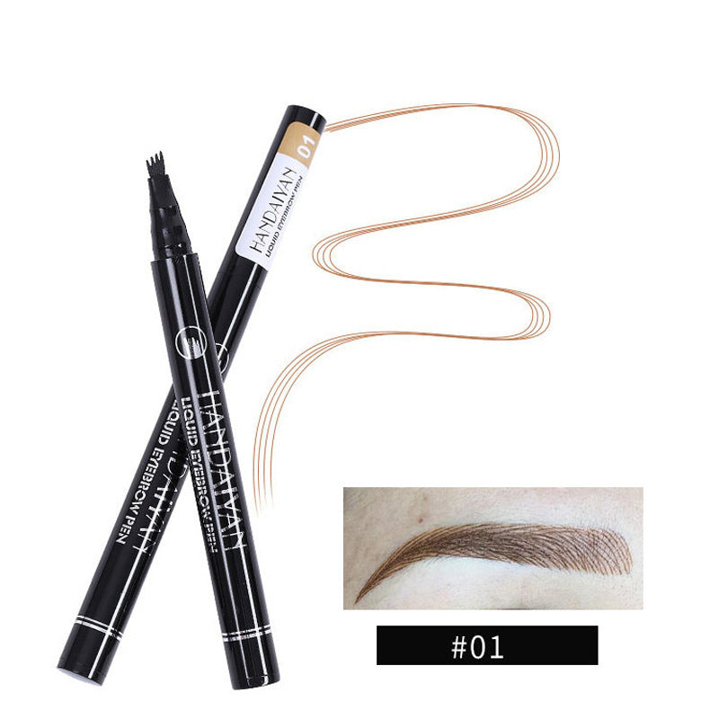 Four-head Eyebrow Pencil Liquid Eyebrow Pencil Tattoo.