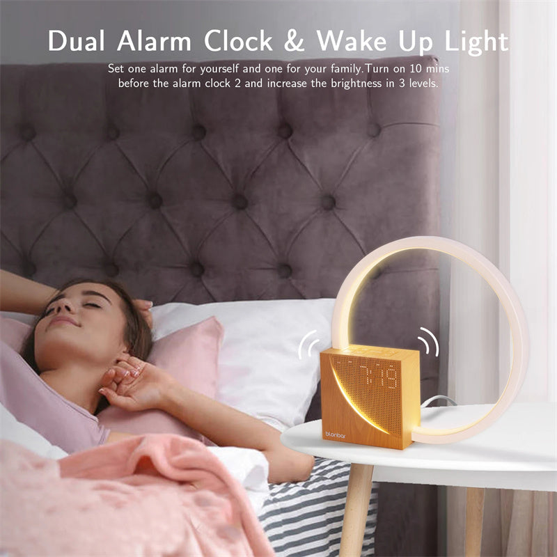 Desk Lamp With Alarm Clock.