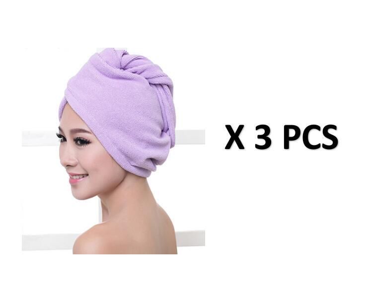 Cosetta Bonnet pour sèche-cheveux, serviette absorbante pour cheveux secs-CJ