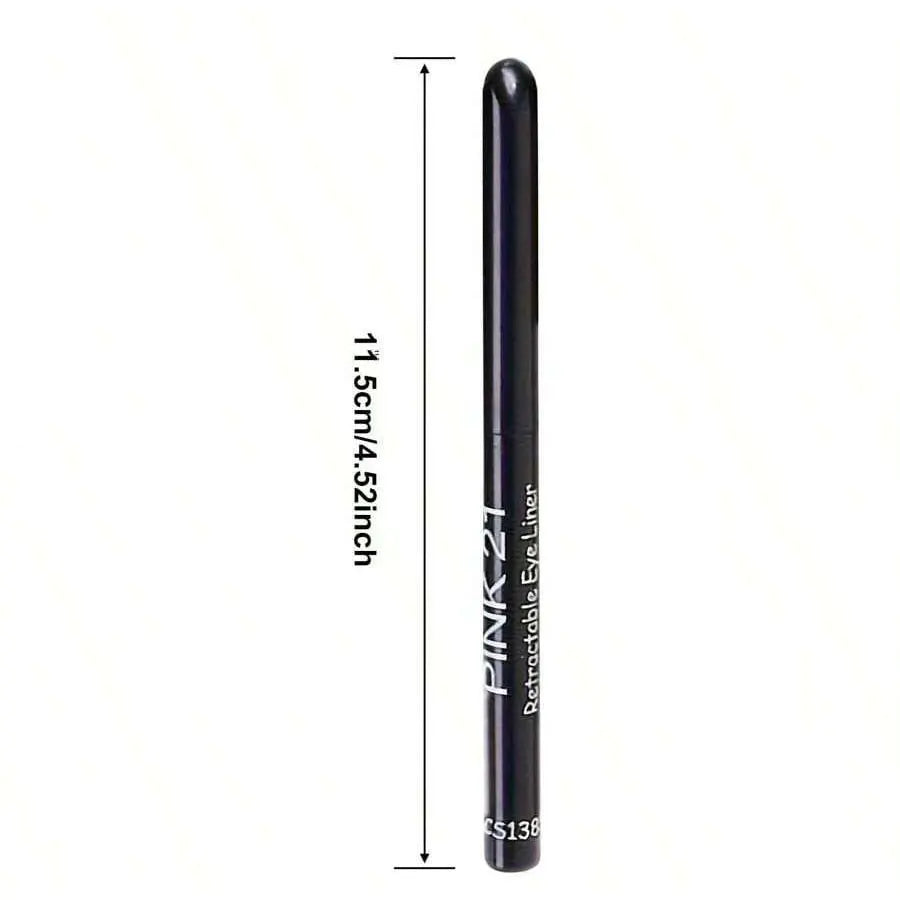 3pcs Waterproof Black Eyeliner Pencils-Smudge-Proof