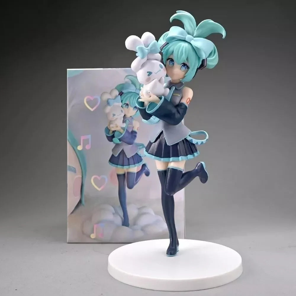 17 CM Anime Hatsune Miku X Cinnamoroll Figure Anime