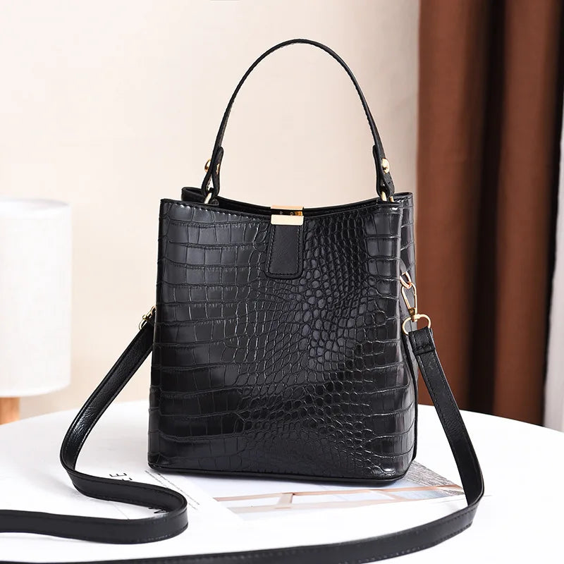 Zoe Crocodile Pattern Bag