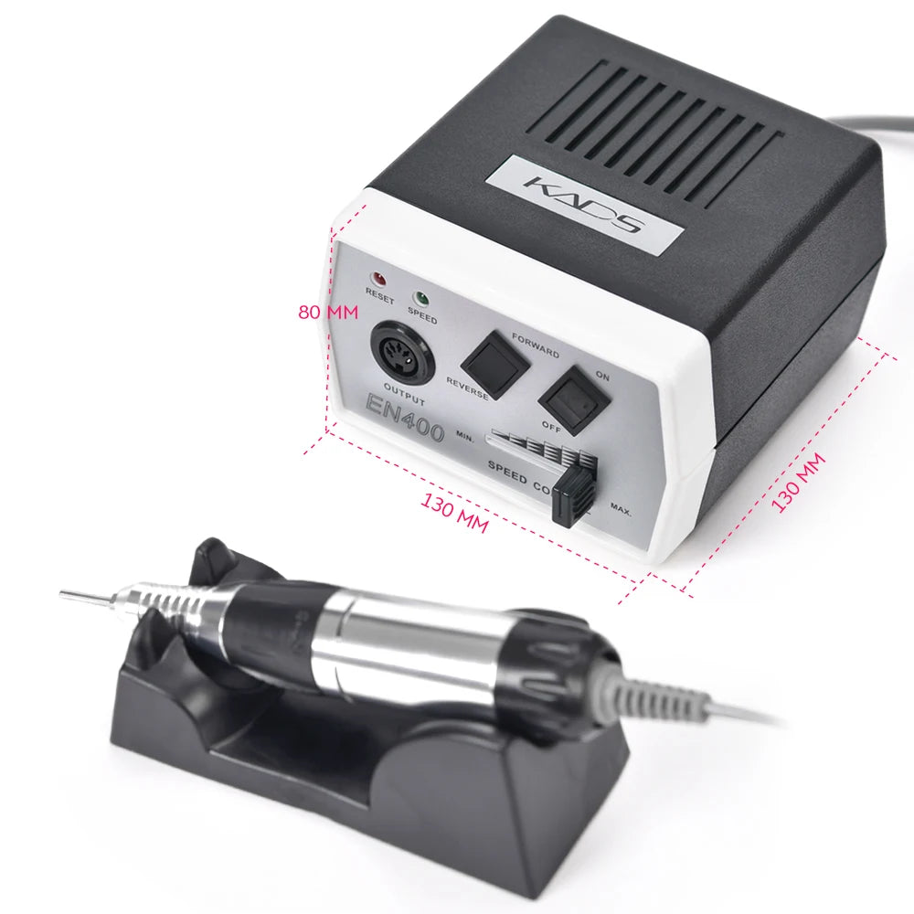 KADS Professional Electric Nail Drill Manicure Machine Apparatus 35W 30000RPM Pedicure Nail Sander Tool Milling Cutter File