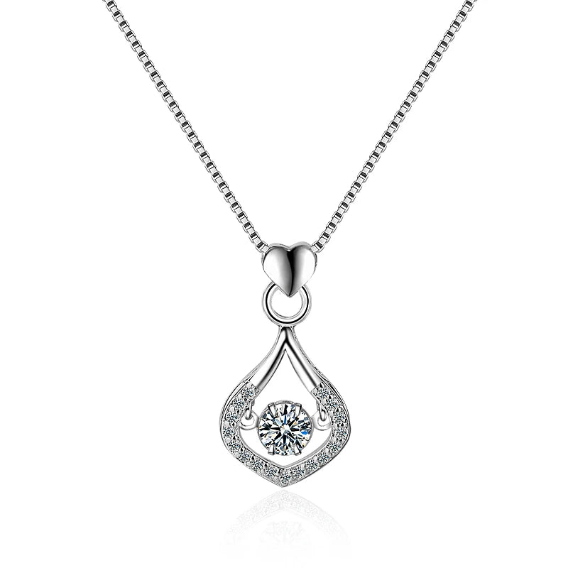 Agatha Moissanite Necklace - TIA ART HOUSE