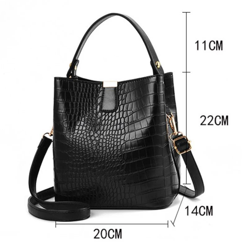 Zoe Crocodile Pattern Bag