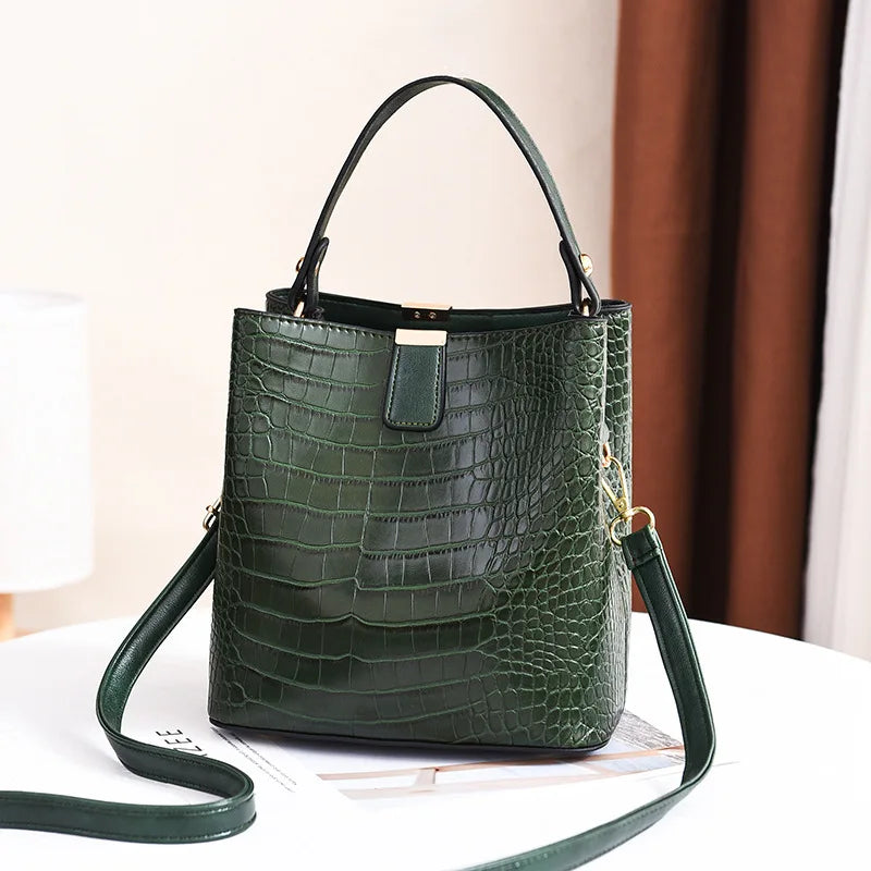 Zoe Crocodile Pattern Bag