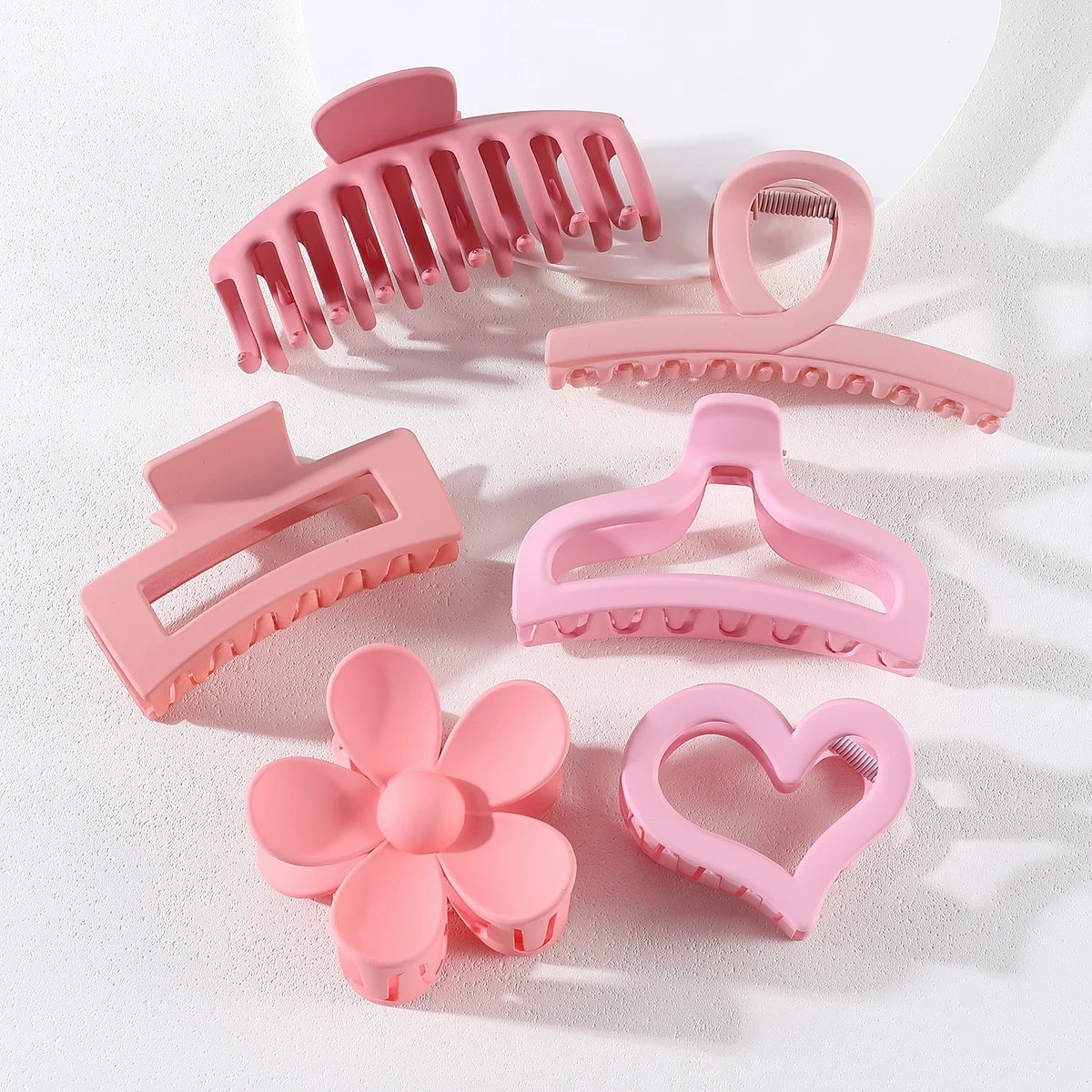 Adora 6Pcs Hair Claw Clip Set - TIA ART HOUSE