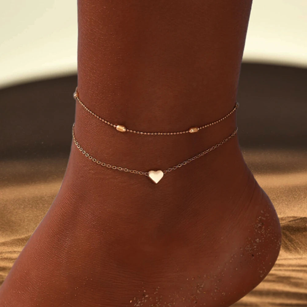 Louise 2-4pcs Anklet - TIA ART HOUSE