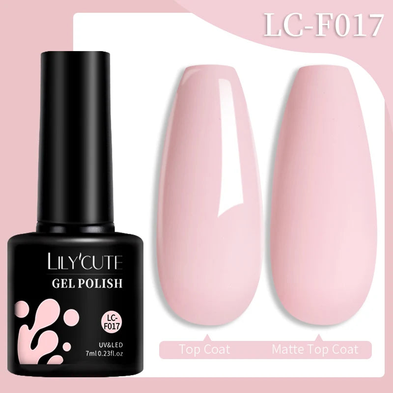 LILYCUTE Dark Brown Gel Nail Polish Autumn Winter Chocolate Wine Red Caramel Color Series For Manicure Nails Art Gel Varnish