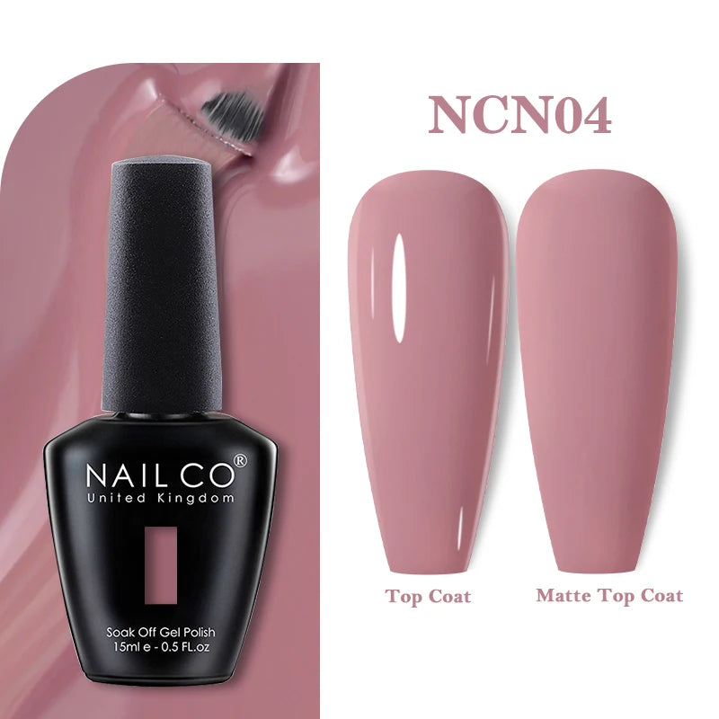 NAILCO 15ml Autumn Brown Colors Series Gel Varnish Coffee Gel Nail Polish Winter Reddish Gellak Design Lacquer Nail Art Manicure