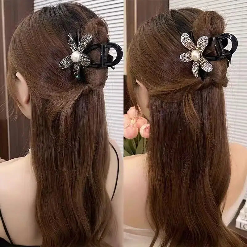 MAYV Korean Rhinestone Hair Claw Clip