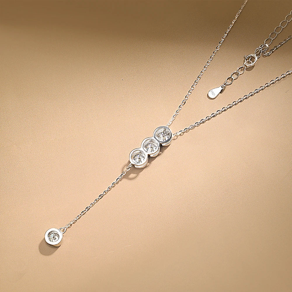 Campana 3mm/5mm Full Moissanite Necklace