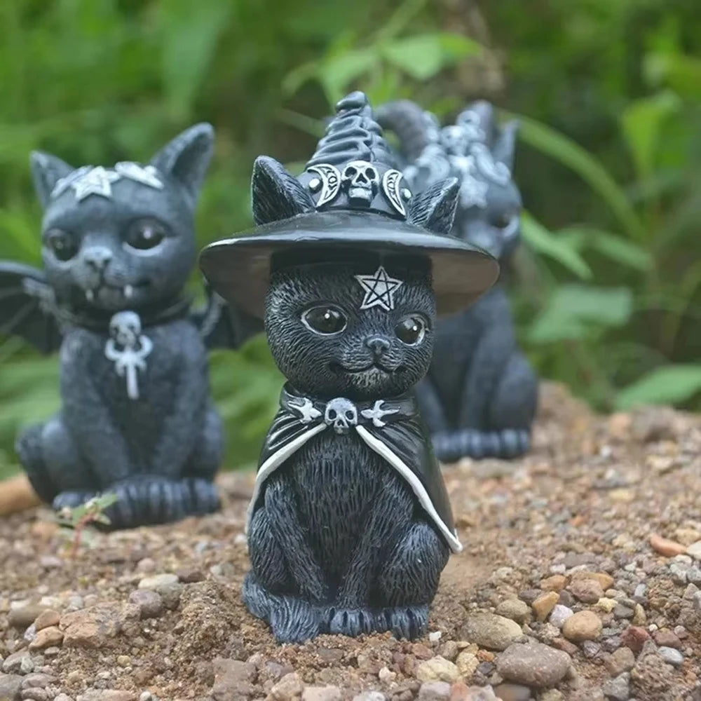 1PC Halloween Witch Black Cat