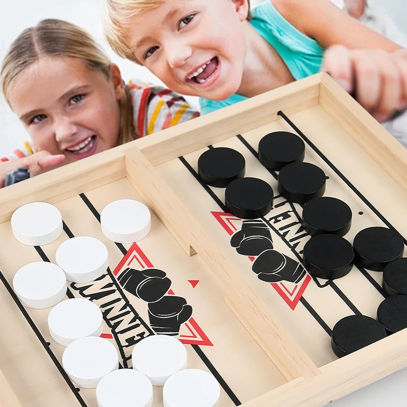 Table Hockey Paced Sling Board Puzzles Game Fast Winner Party Desktop Battle Chess Parent-child Interactive Toys For Children