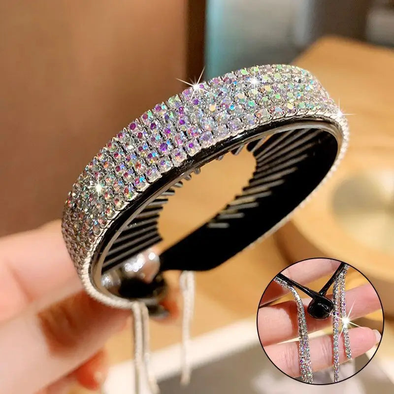 MAYV Korean Rhinestone Hair Claw Clip