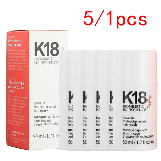 K18 Leave-In Molecular/1*keratin Repair Hair Mask.