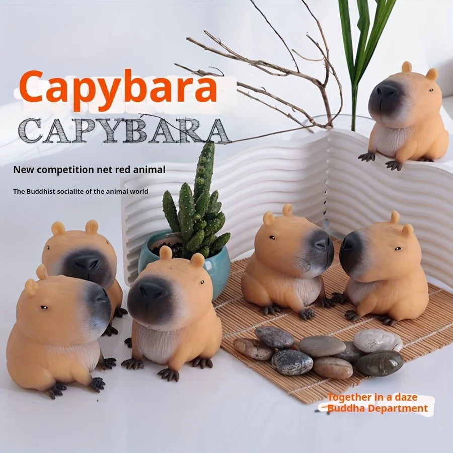 1pc Capybara Relax Squeeze Toy - Relaxation