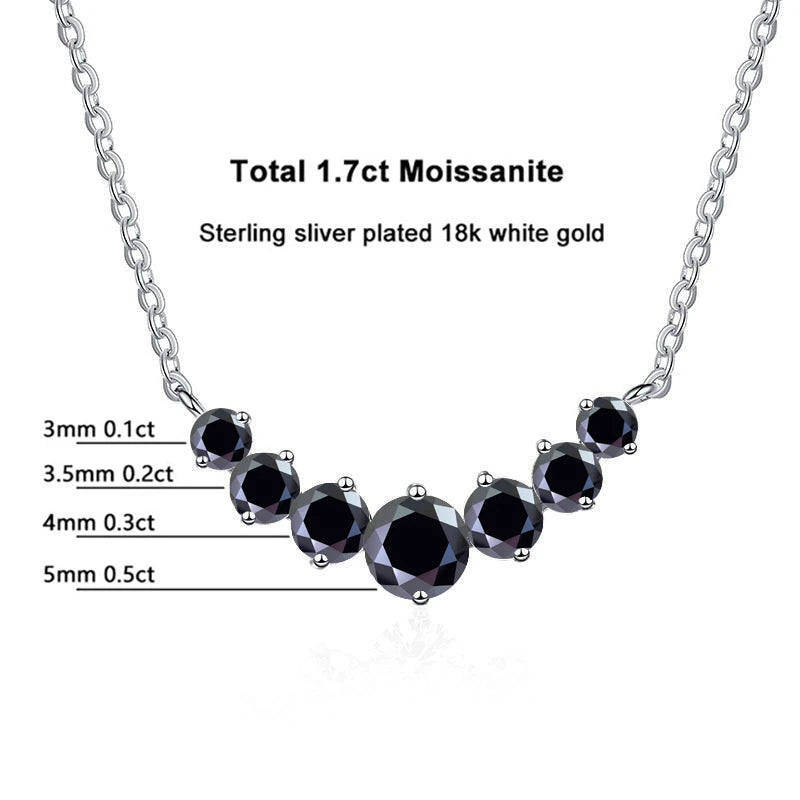 Micaela Moissanite Necklace - TIA ART HOUSE