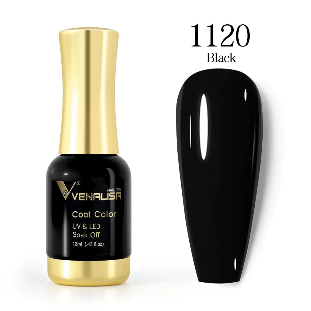 Venalisa Tempered Top Coat Nail Paint Gel 111 Colors Platinum Gel Polish Nail Soak Off UV LED Gel Polish Nail Lacquer Varnishes