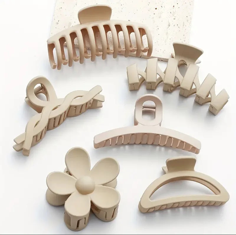 Adora 6Pcs Hair Claw Clip Set - TIA ART HOUSE