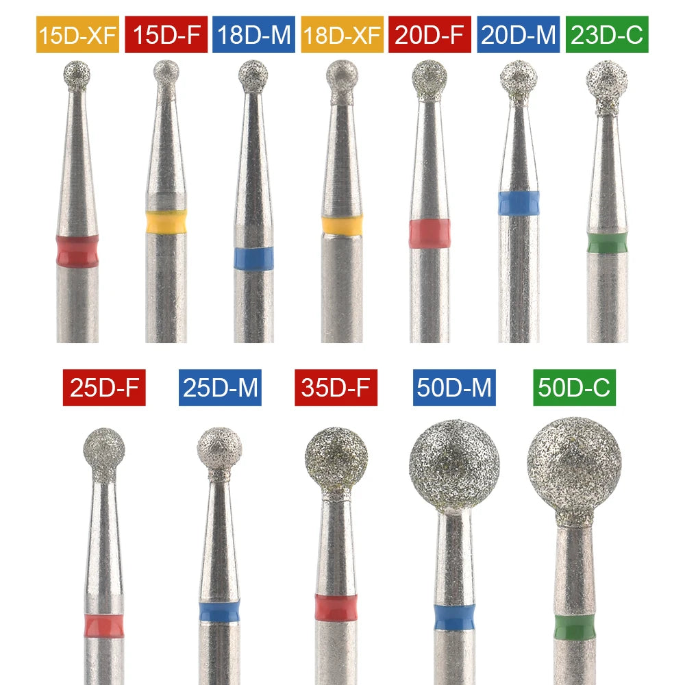 KADS Milling Cutters for Manicure Diamond Nail Drill Bits.