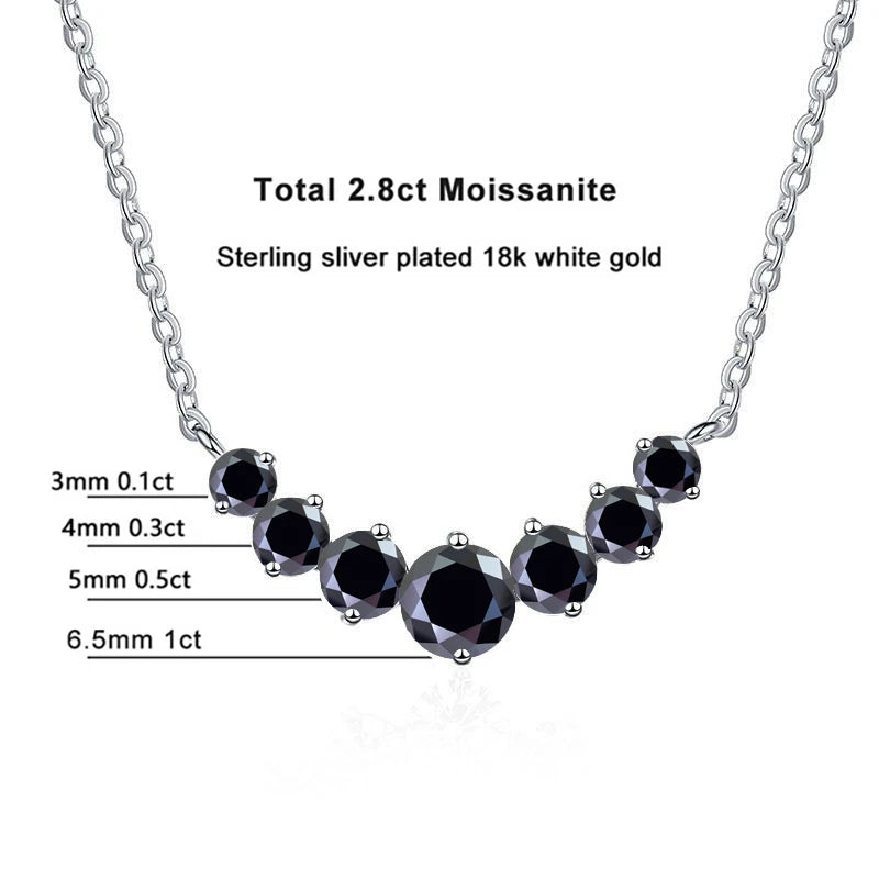 Micaela Moissanite Necklace - TIA ART HOUSE