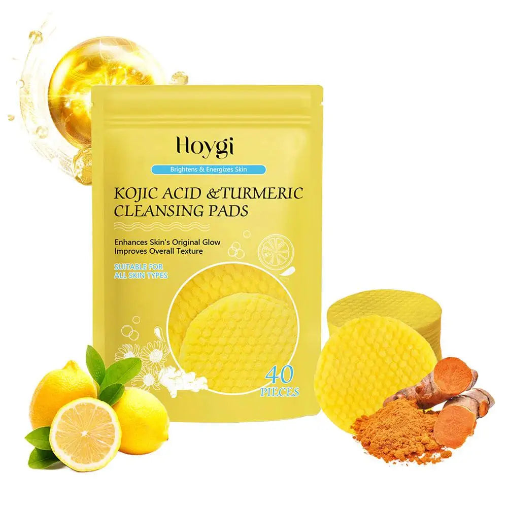 40/50pcs Turmeric Kojic Acid Cleansing Pads