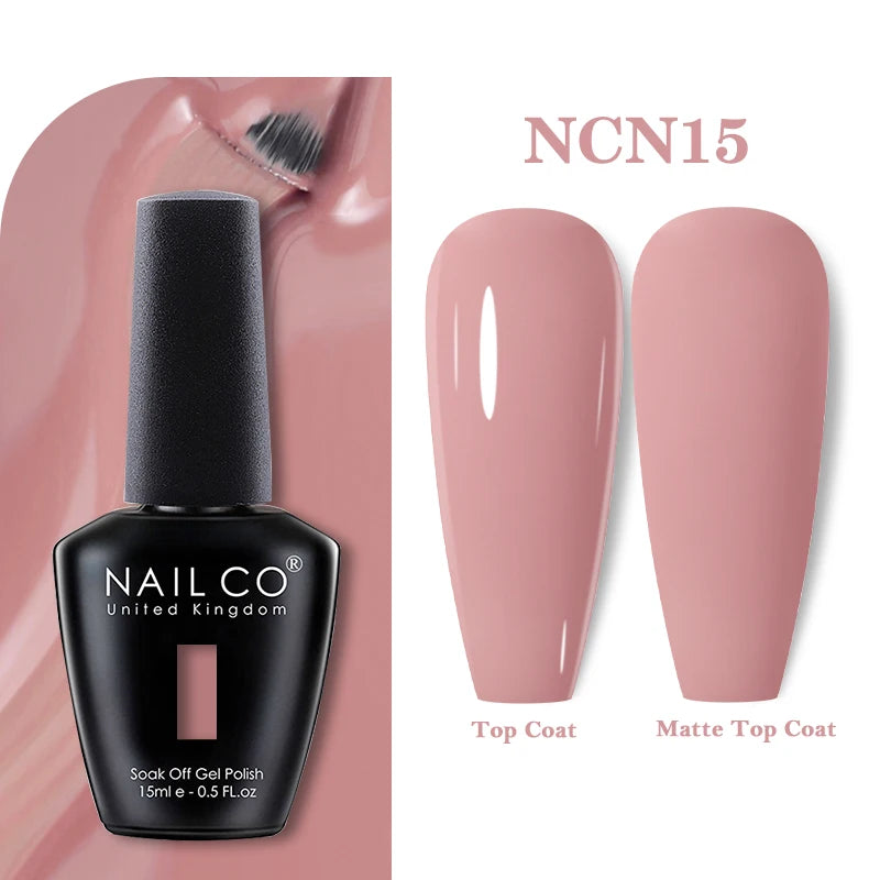 NAILCO 15ml Autumn Brown Colors Series Gel Varnish Coffee Gel Nail Polish Winter Reddish Gellak Design Lacquer Nail Art Manicure