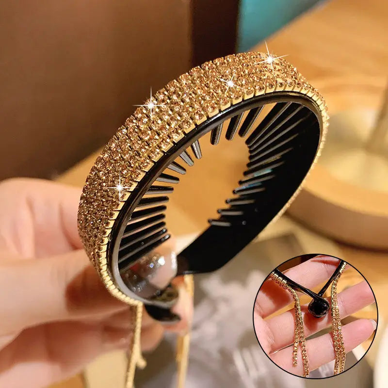 MAYV Korean Rhinestone Hair Claw Clip