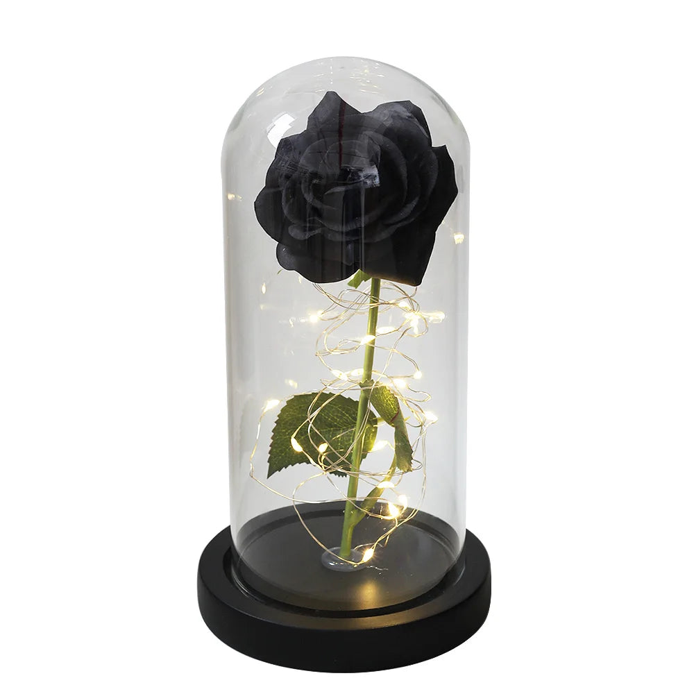 Galaxy Rose Artificial Flowers Beauty and the Beast Rose-Valentine's Day Mother's Gift