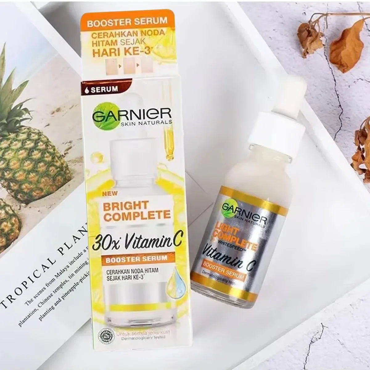 Garnier Bright Complete Vitamin C Serum.