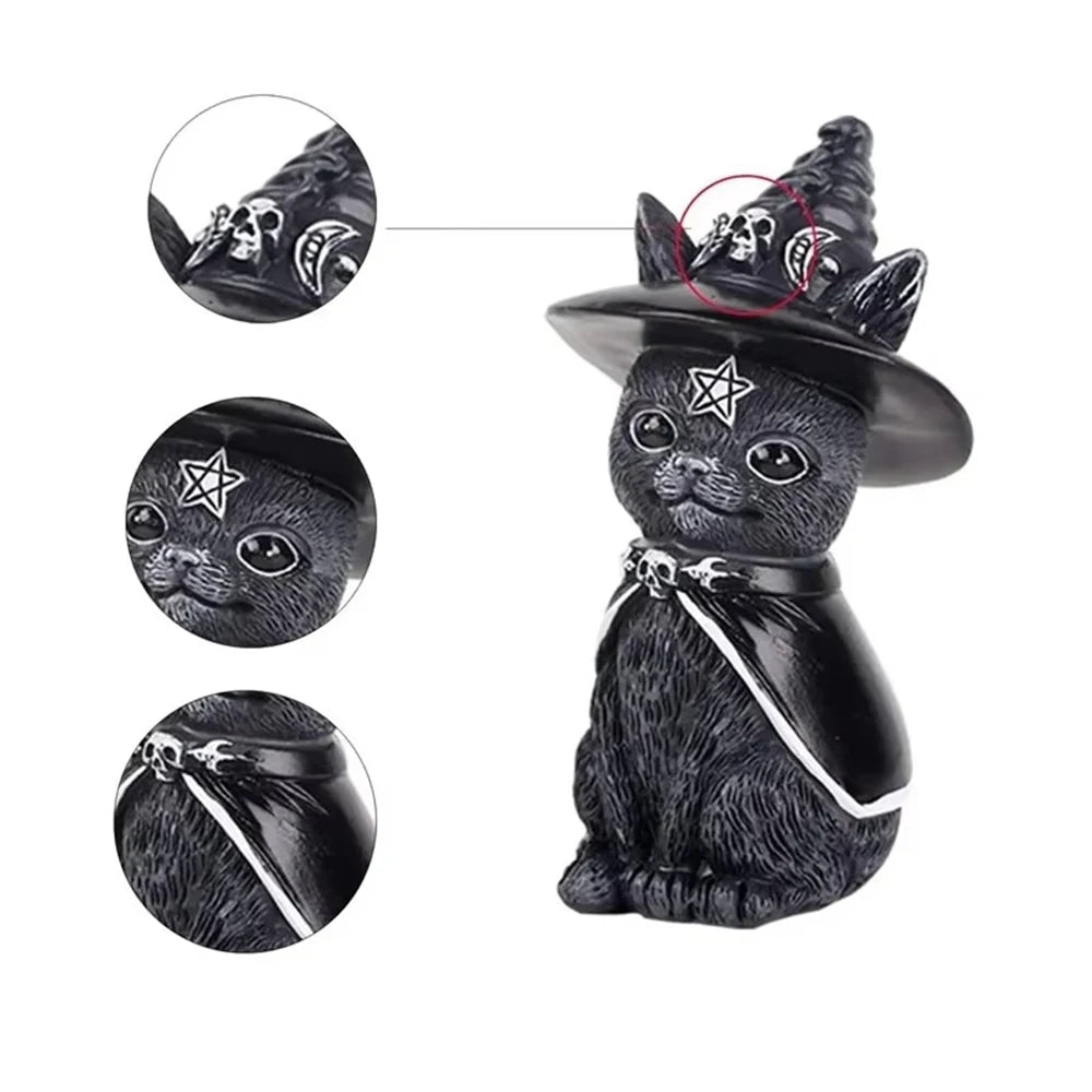 1PC Halloween Witch Black Cat