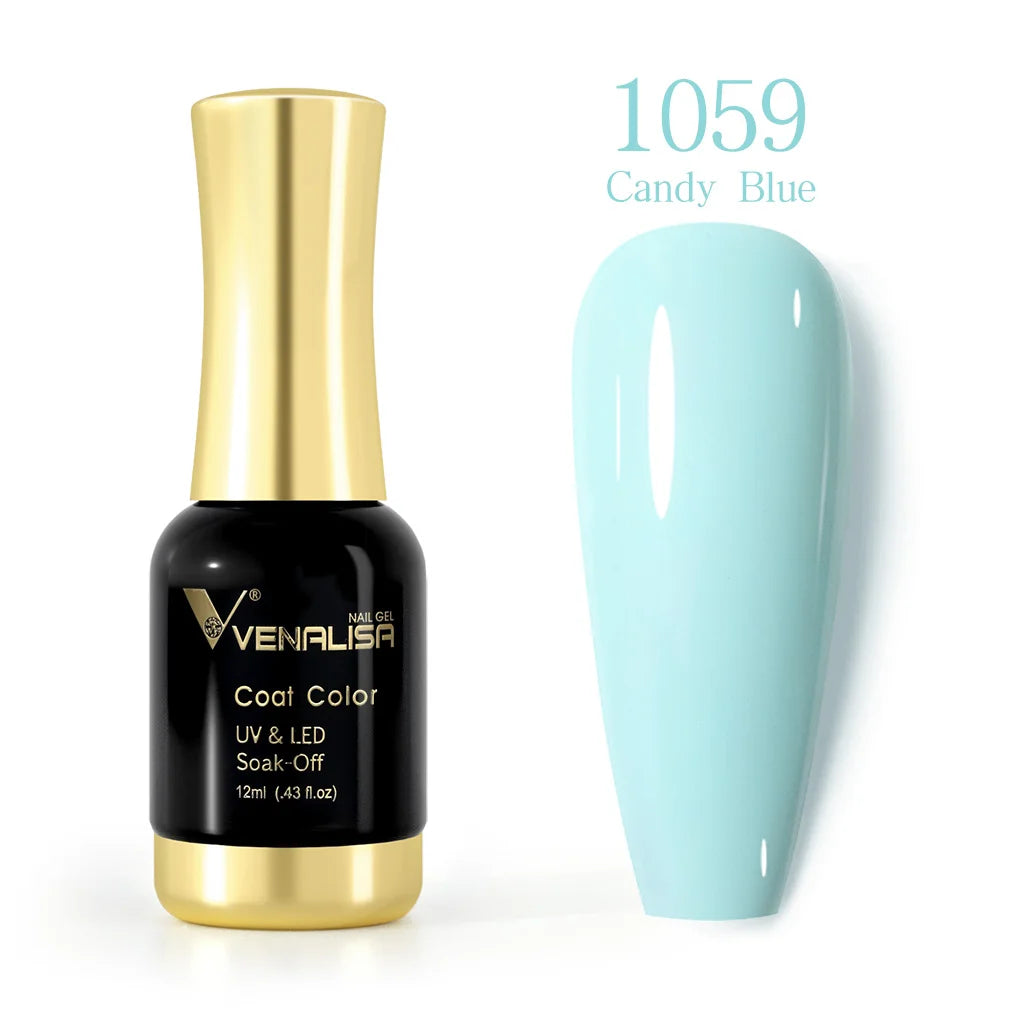 Venalisa Tempered Top Coat Nail Paint Gel 111 Colors Platinum Gel Polish Nail Soak Off UV LED Gel Polish Nail Lacquer Varnishes