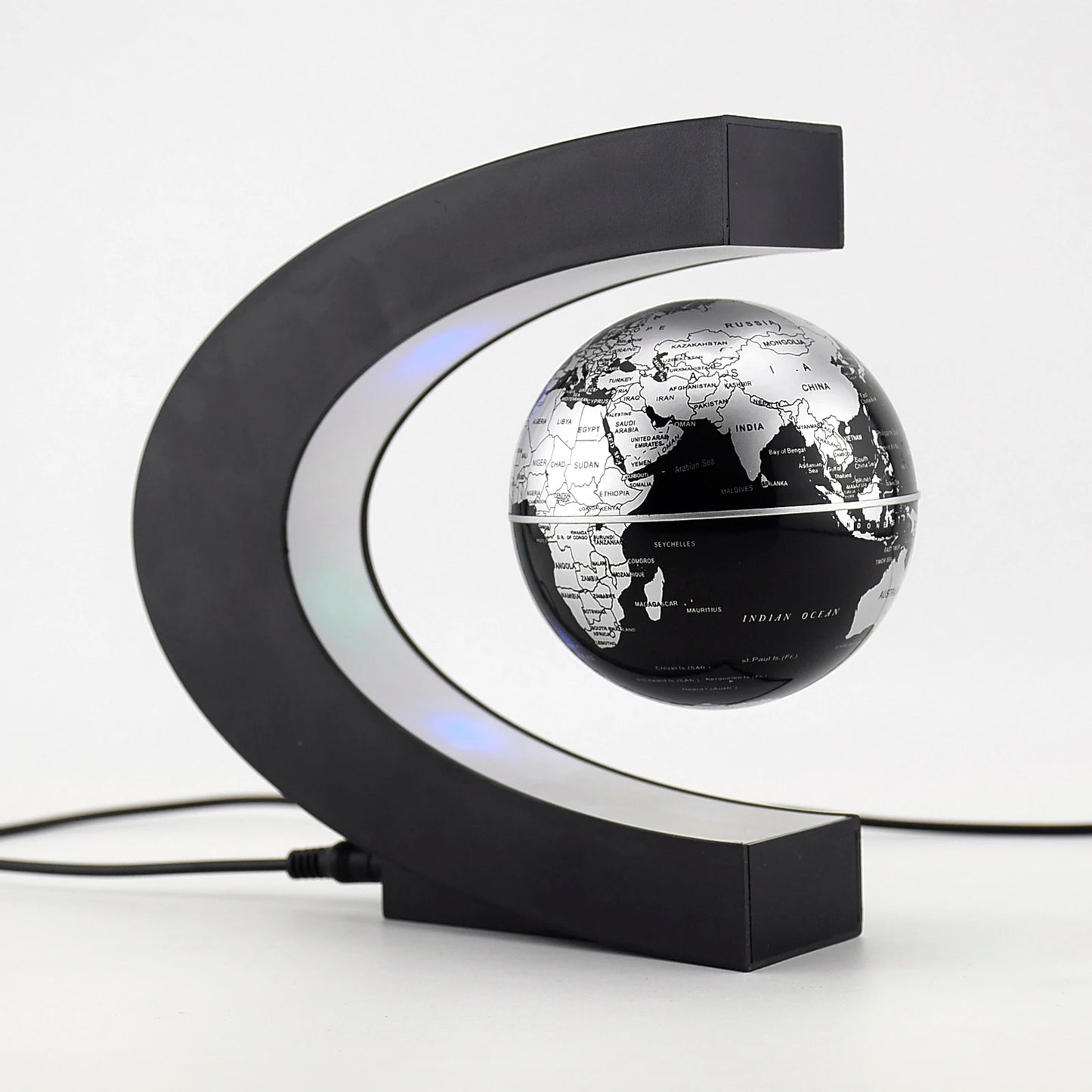 Magnetic Floating Levitation Globe LED World Map Electronic Antigravity Lamp Novelty Ball Light