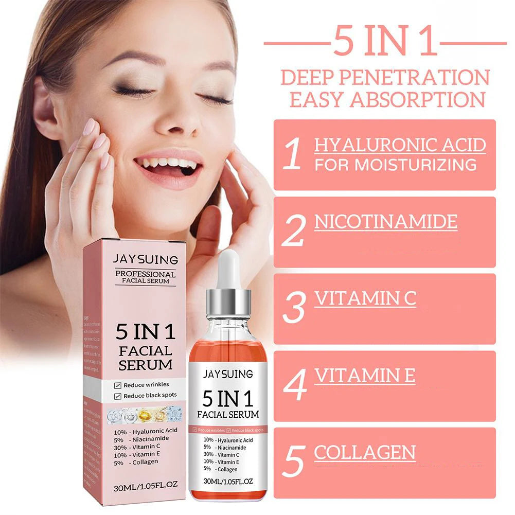 5 In 1 Fade fine lines Firming Face Serum.