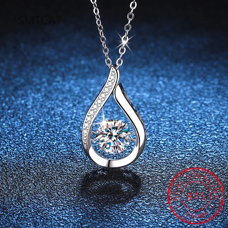 Agatha Moissanite Necklace - TIA ART HOUSE